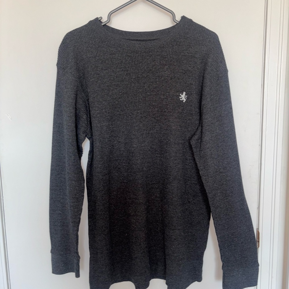 Men's Long Sleeve Gray Shirt